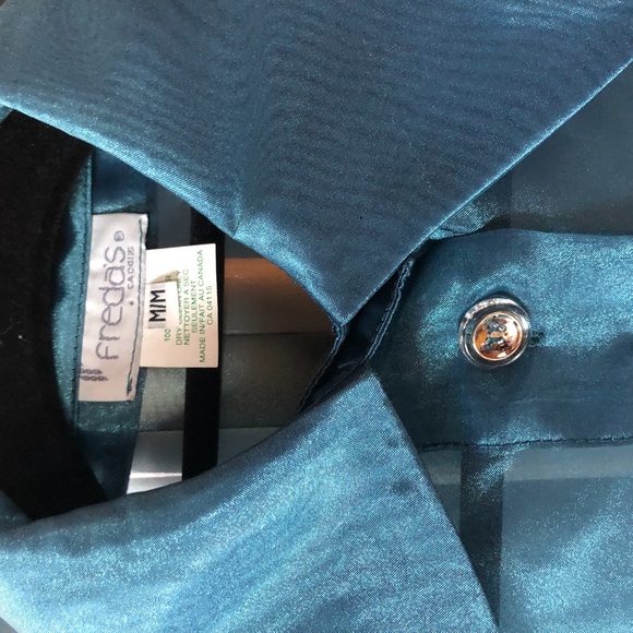 Blue Chiffon Topper Jacket (NEW) - Picture 3 of 7